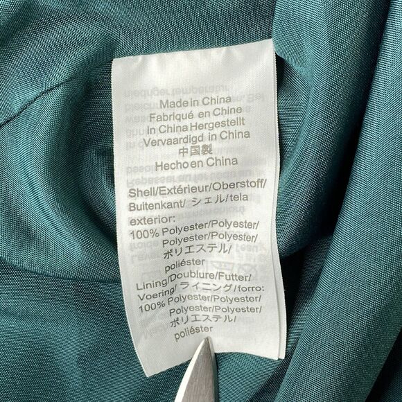 J Crew Mercantile Dress Womens Sz 4 Floral Green Tie Sleeve Garden Party Spring - Picture 7 of 16